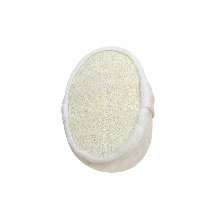 Custom Logo Skincare Tools Natural Loofah Bath Sponges Body Exfoliating Cleansing Scrubber Shower Luffa Rubbing Pad Brush