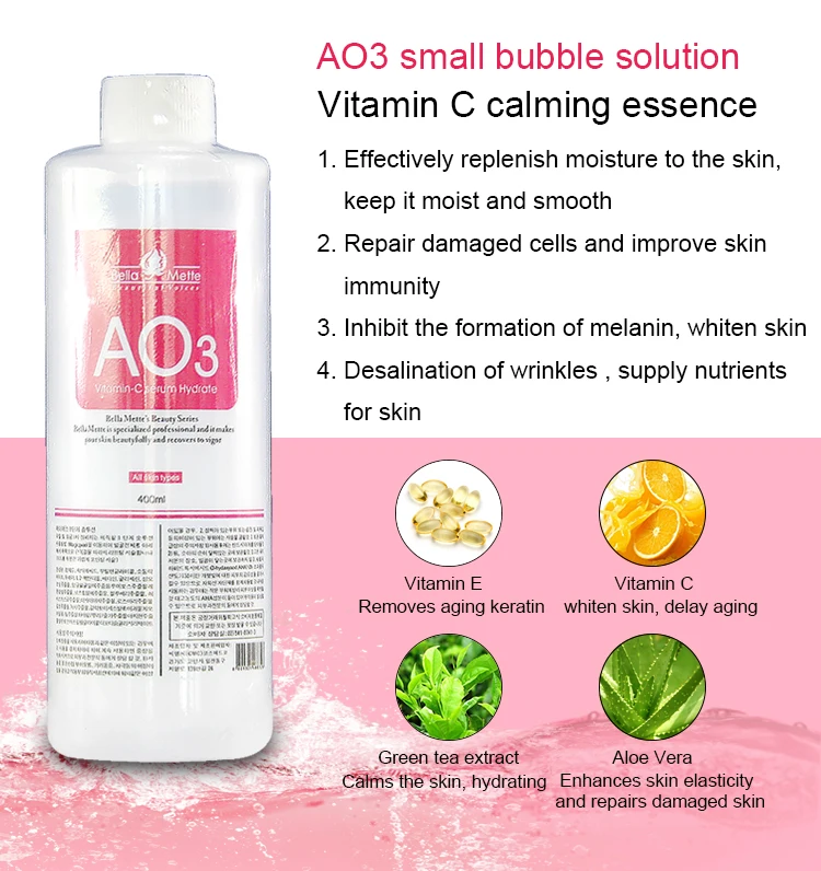 hydra  Aqua Peeling Solution hydro skin care Facial Machine hydra dermabrasion serum boosters Hydra  Solution Concentrate 400ml