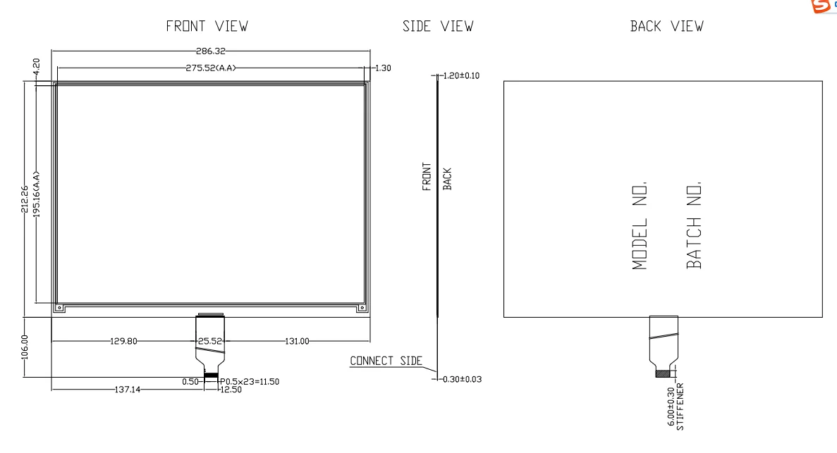 China manufacturer 13.3 inch 680 * 960 outdoor MCU color epaper module tft large e-ink e paper display for ebook reader