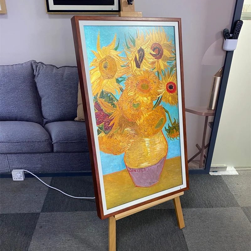 TEXIAN 21.5 22 32 43 55 Inch Cloud Photo Video NTF Display Portable Art Wifi Digital Picture Frame Advertising Screen