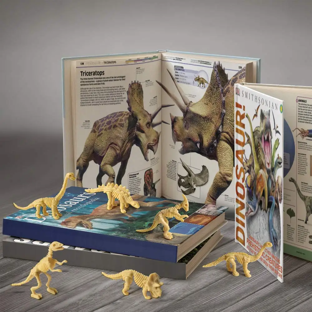 Amazon Excavation Dig Kit for Kids Dinosaur Bone Skeleton Toy 6 Styles to Collect