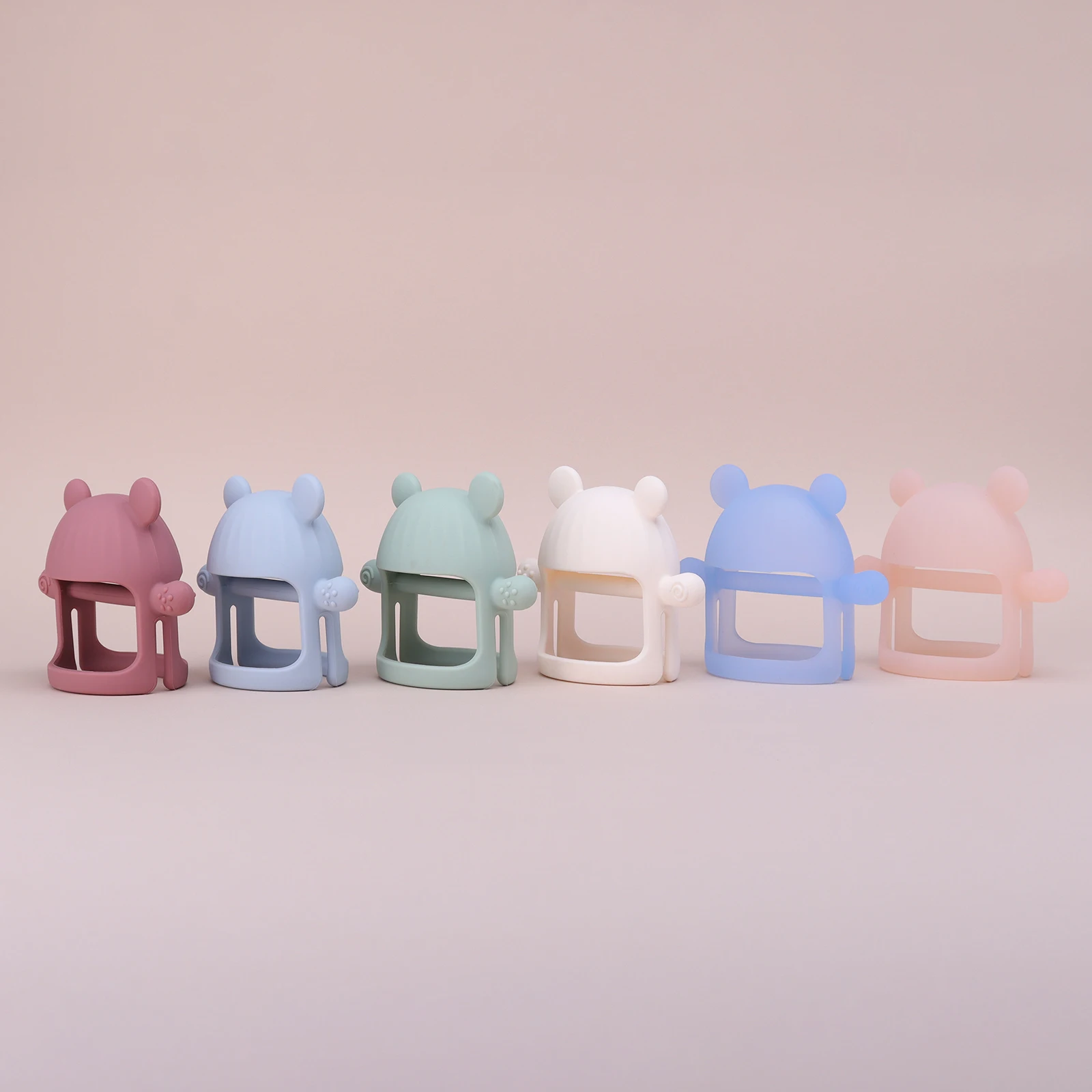 Распродажа, детский Прорезыватель для зубов с ручкой, силиконовая вспомогательная шлифовальная машина для развития, медленная скорость потока для кормления