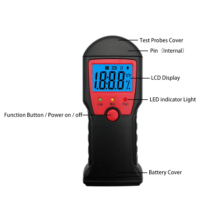 Home Inspection Moisture & Temperature Smart Sensor Moisture Meter