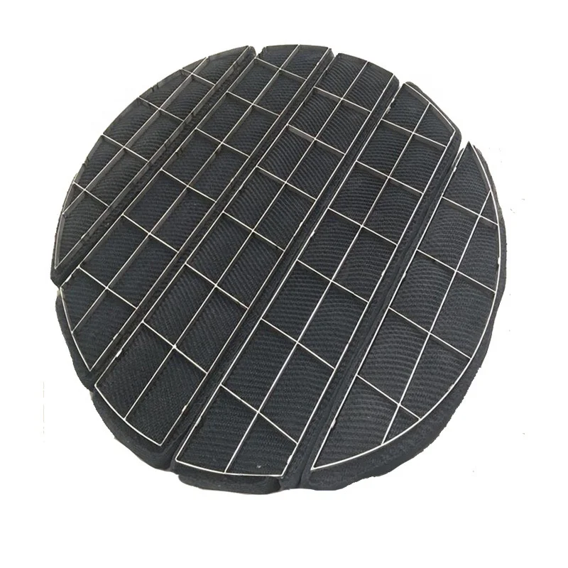 Factory Drawer and wave type demister gas-liquid filter demister pad in boiler steam drum for Gas Scrubber Chemical Internals