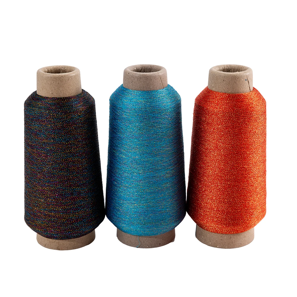 Factory Wholesale Customized Colorful MH Type Nylon Weaving Thread Knitting Machine Metallic Yarn