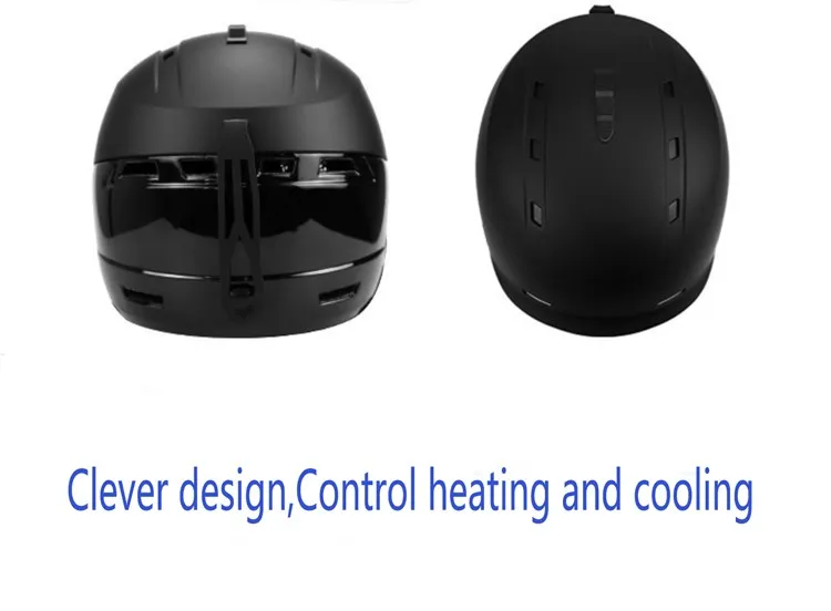 
2020 Most Popular winter sports CE/CPSC standards skiing skating helmet warm snow helmet with thicker Inner pads 