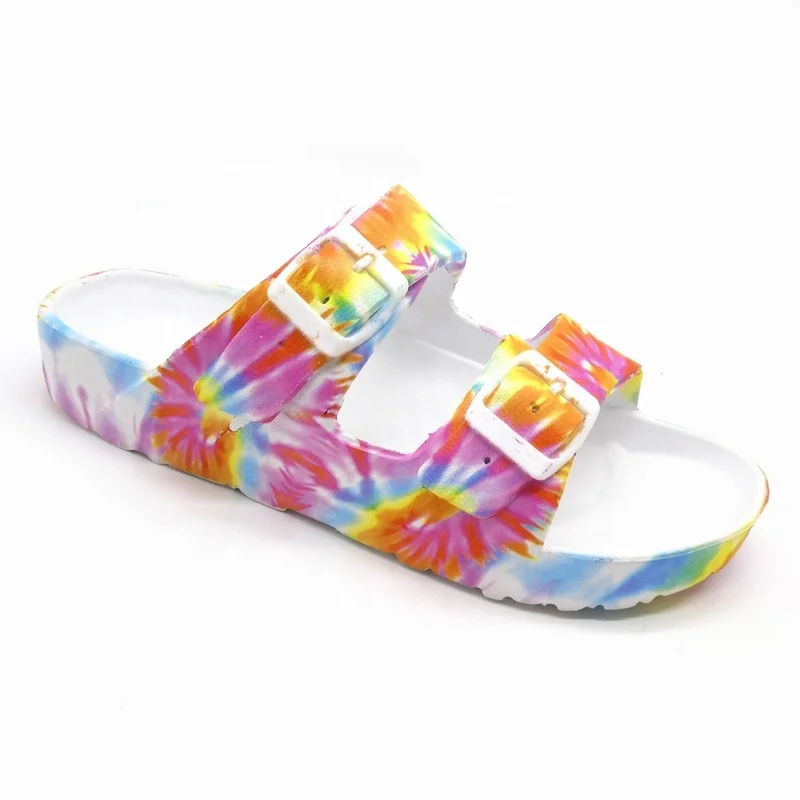 Platform Casual Latest Women Slides Printed Logo Eva Clogs Women Wholesaler