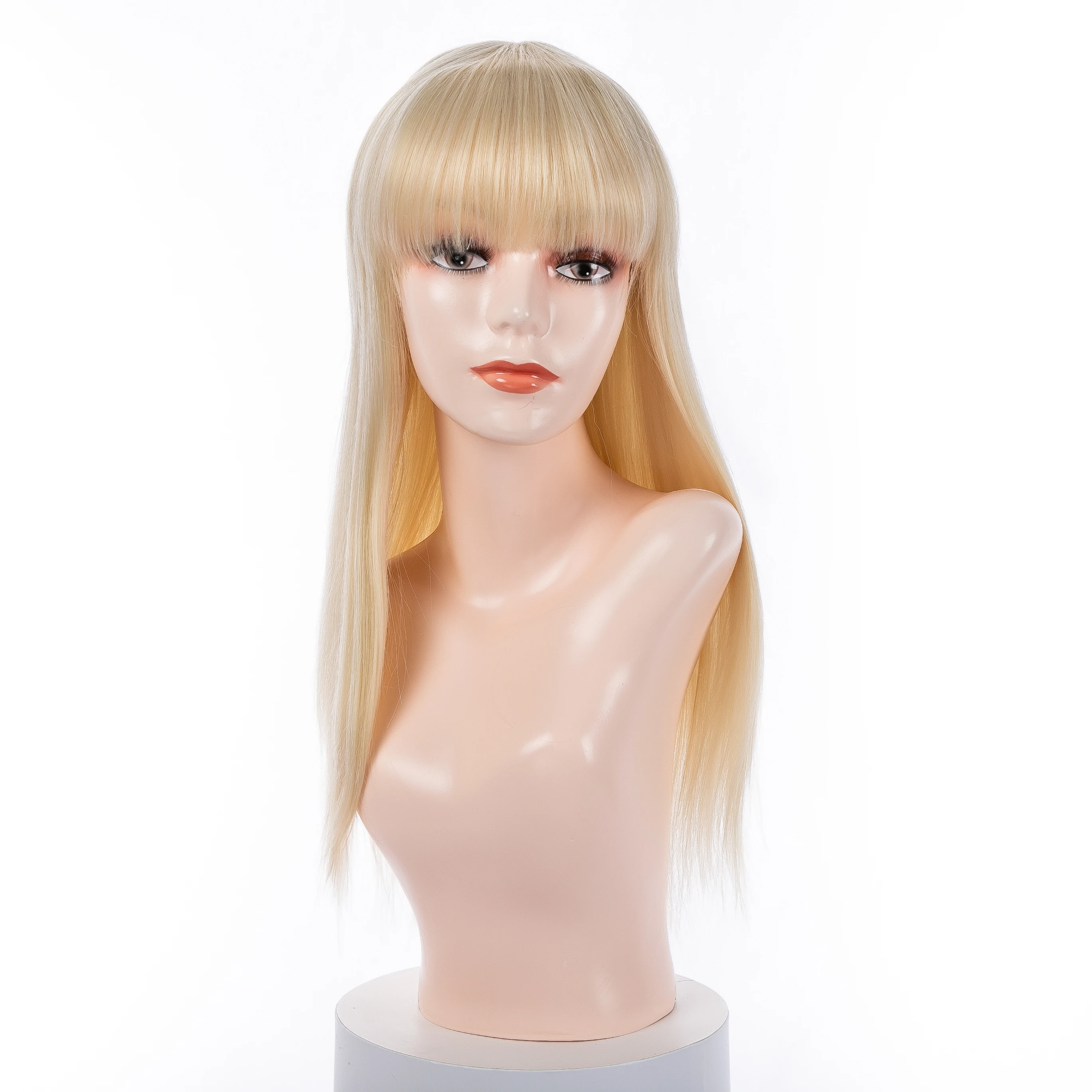 Realistic Mannequin Head With Shoulders PVC Mannequin Head With Shoulders for Wig Female Mannequin Head and Bust