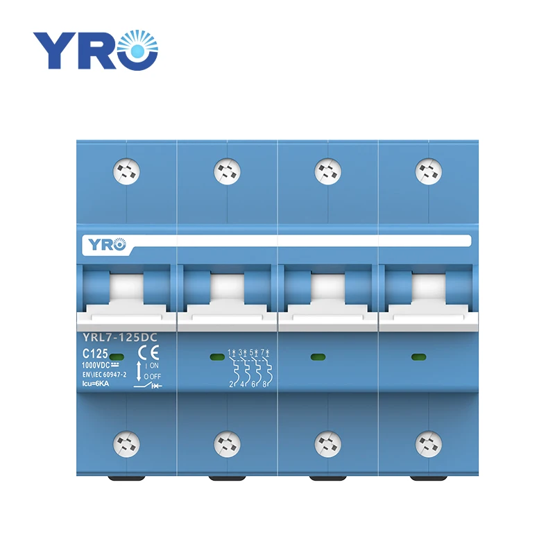 YRL7-125DC выключатель 2P миниатюрный MCB 125A для PV солнечной панели батареи мини-выключатель