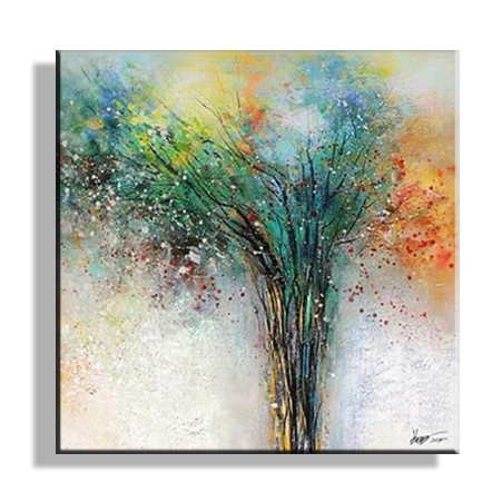 Wall art painting, full diamond painting, tree home decoration painting