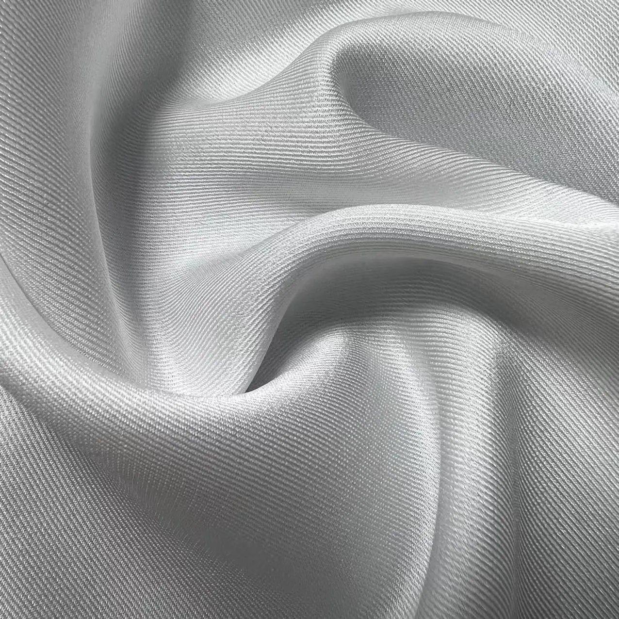 PFD polyester silk like satin head scarf fabric ready for sublimation print/polyester silk twill satin fabric for hijab print