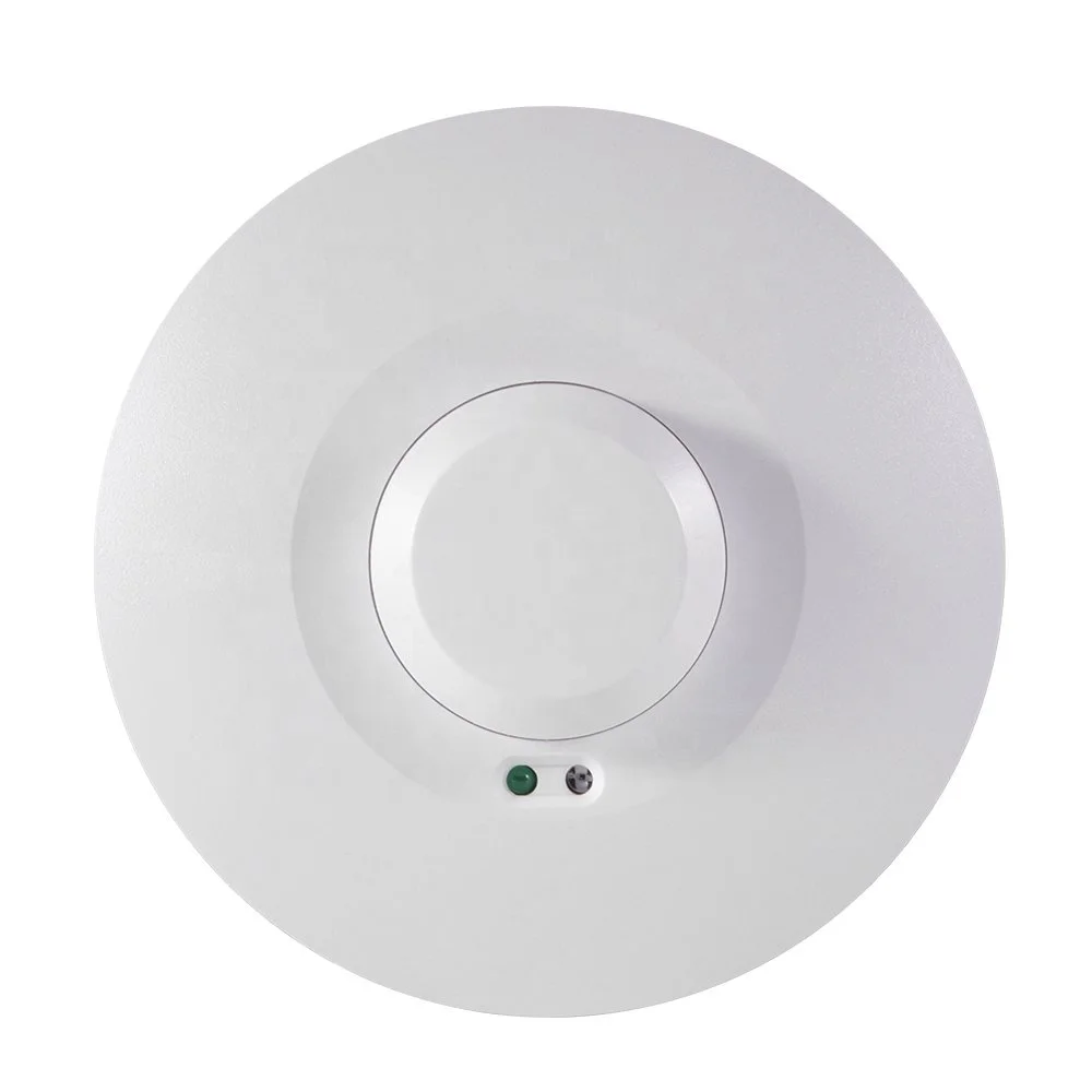 12V-24V 5.8GHz Ceiling Mounted Microwave Radar Sensor Body Motion HF Detector Light Switch