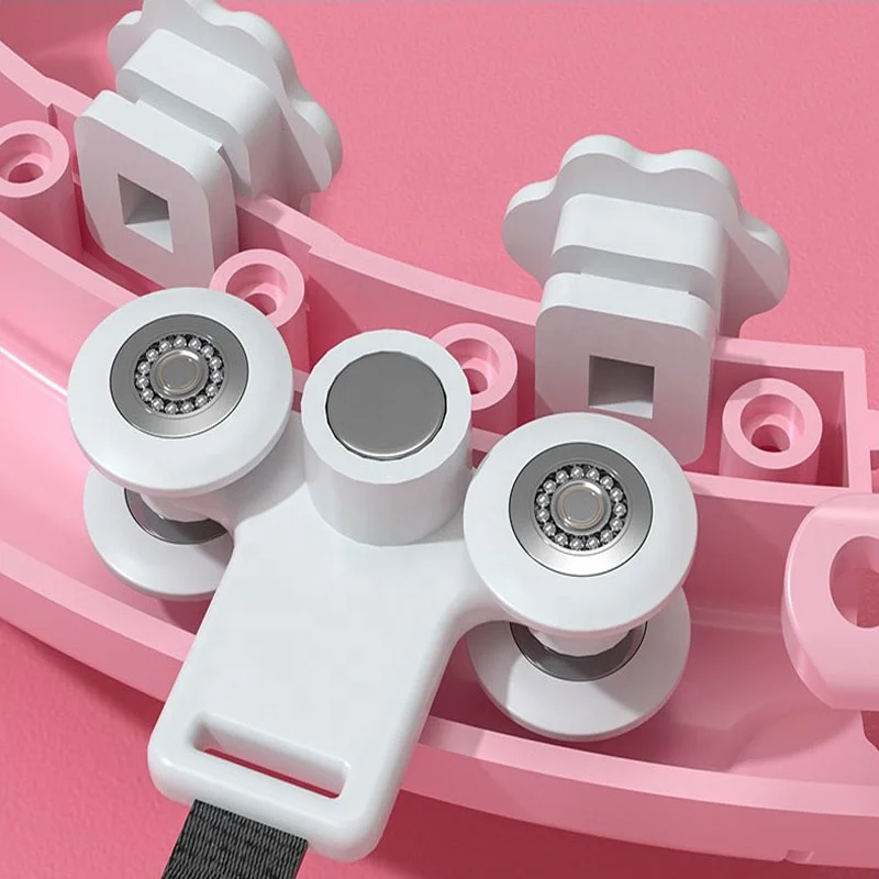 home fitness Adjustable 24 section smart plastic adult hu-la hoop rings counter detachable auto exercise electric hoola hoop