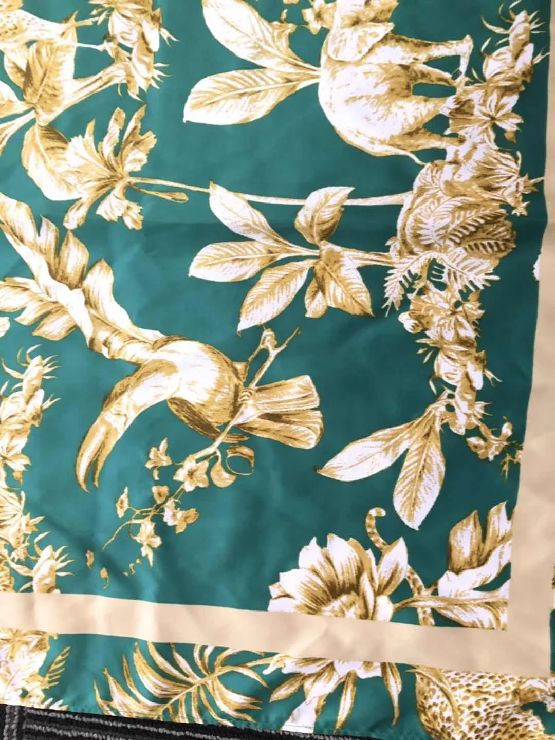 USA Europe Australia market hot sale custom design Recycled polyester satin scarf