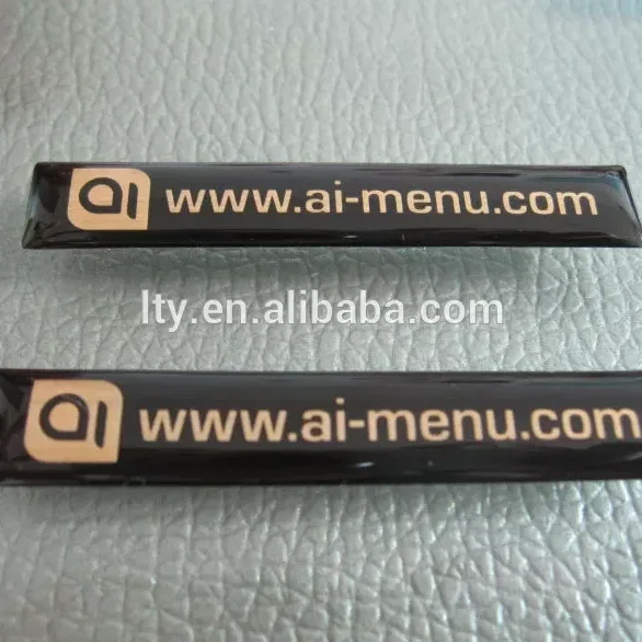 Custom Logo Printed Car 3D Decal Sport Resin 3D Dome Sticker