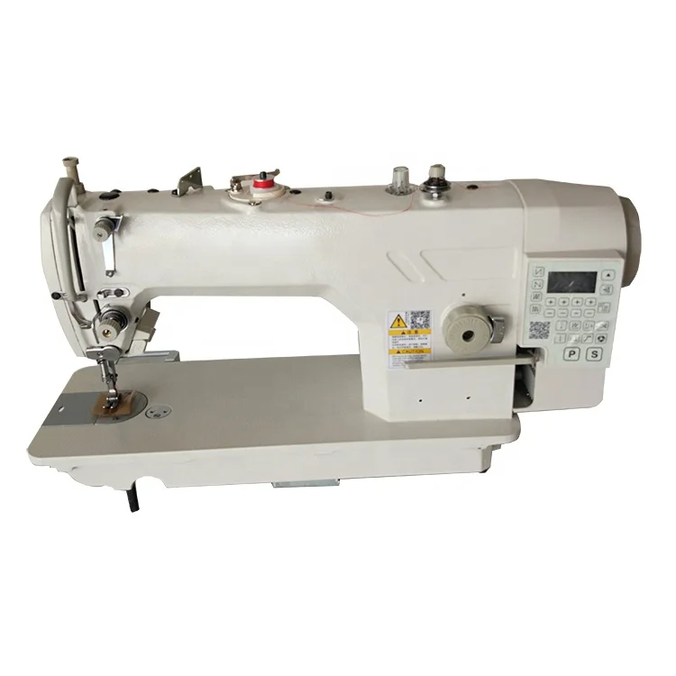 Electronic computerized high speed direct drive walking foot sewing machine