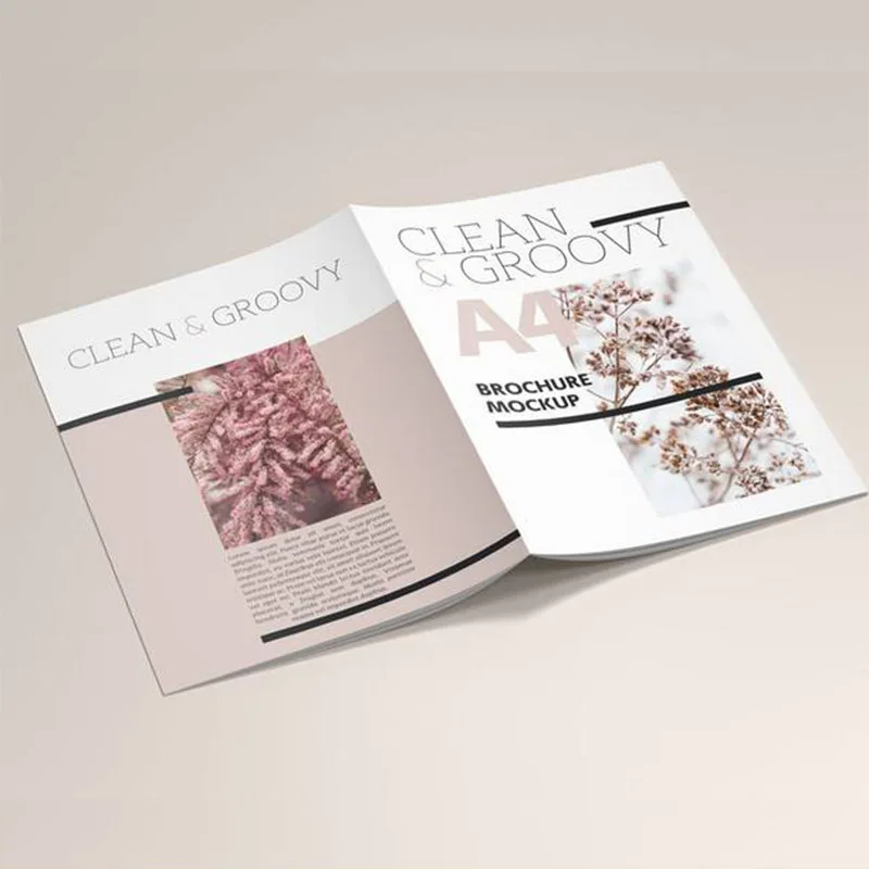 digital offset spot uv cheap jewelry product catalog A3 A4 A5 flyer poster trifold brochure printing service