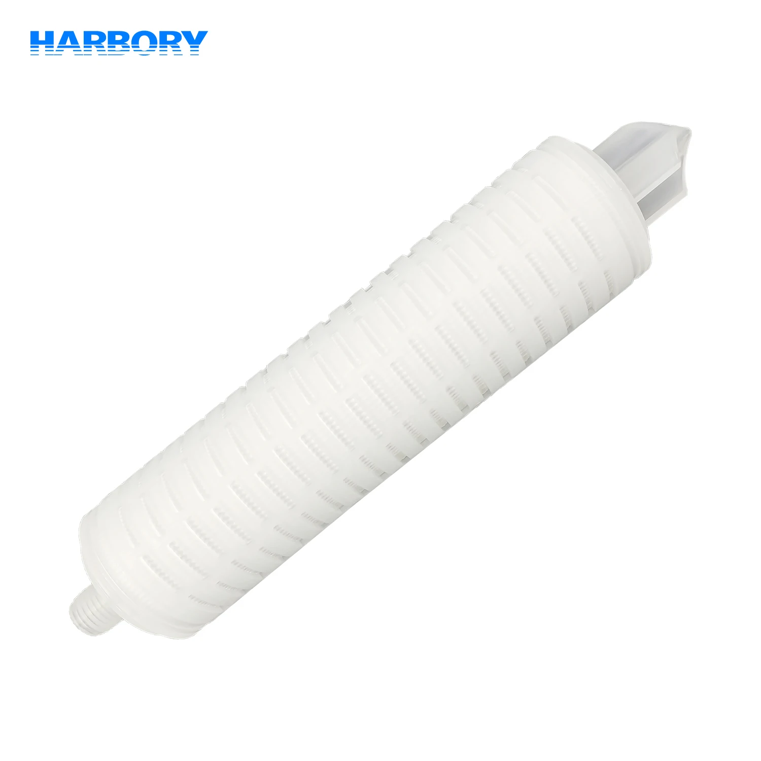 Economical Liquid Pre Filtration 0.5 1 3 5 Micron Glass Fiber Pleated Filter Cartridge for Chemical Solution Filtration