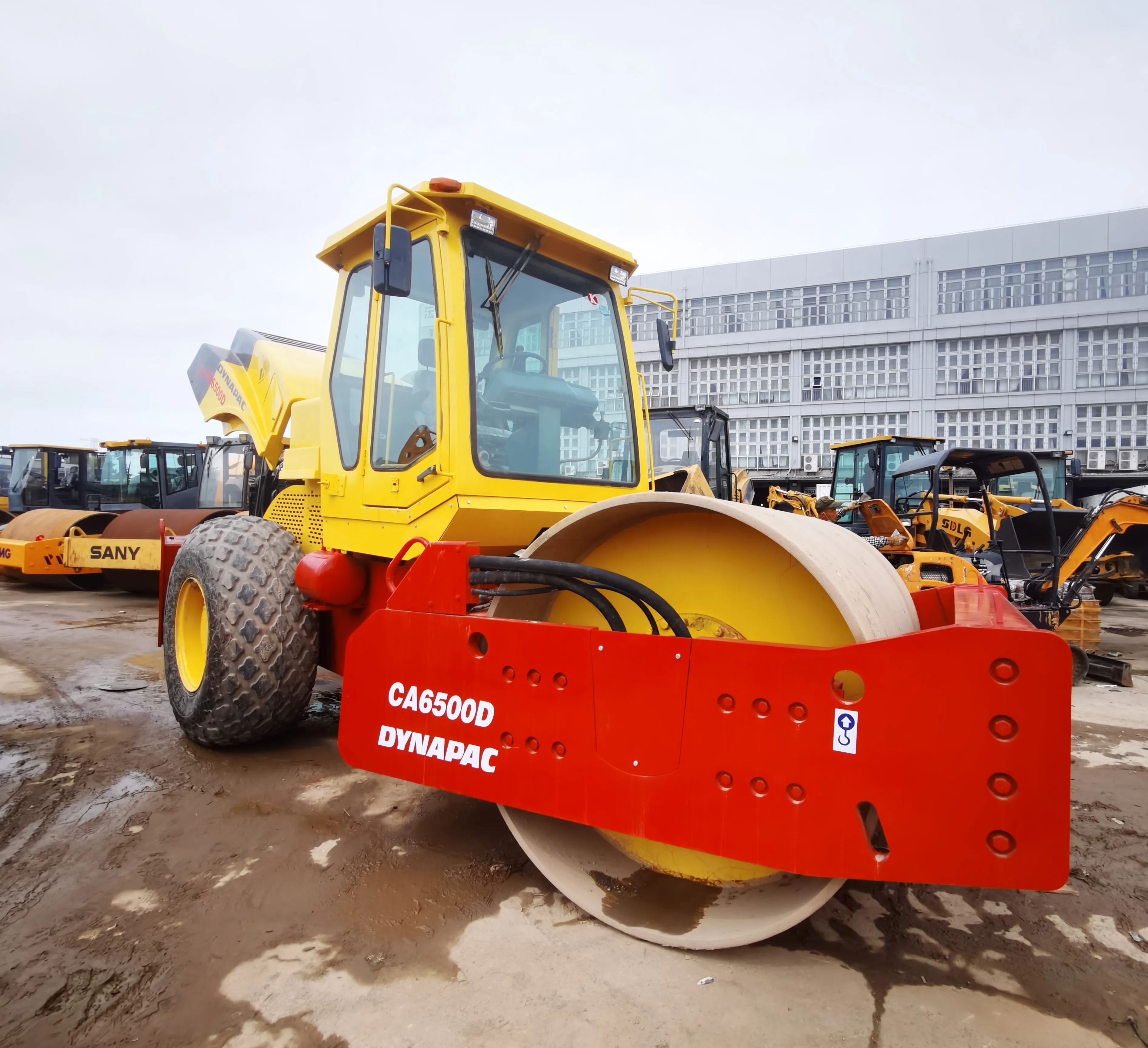 CA6500D модель номер 374KN усиливающий асфальт и верхний дорожный каток mac второй ручной вибратор дорожные катки