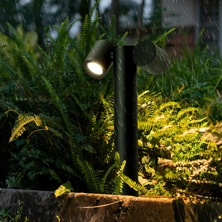 Modern style Ip65 Waterproof 10w 12w outdoor lighting Decorative Aluminum Garden Column lights  Led Lamp