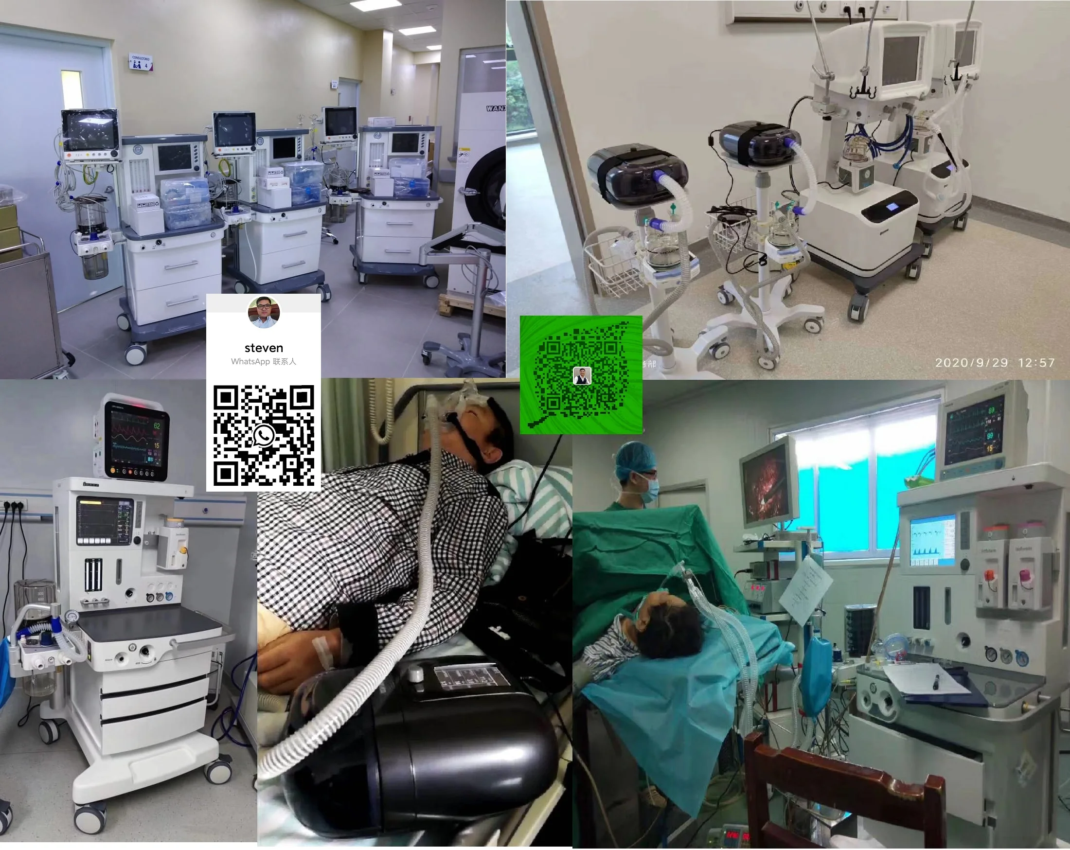  Недорогой медицинский аппарат для анестезии ICU и NICU