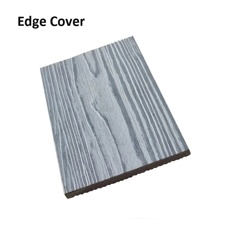 Водонепроницаемый огнеупорный соэкструзионный 3D рельефный твердый настил из ДПК для наружного использования