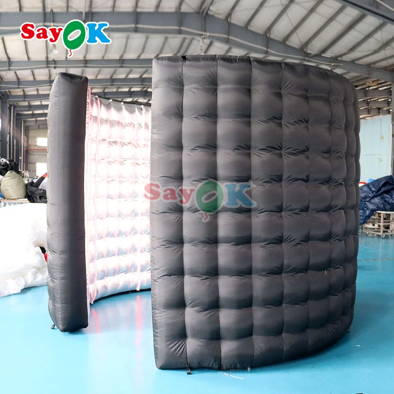 Portable Inflatable 360 Photo Booth Enclosure Backdrop Wholesale Inflatable Led 360 Photo Booth For Wedding Party