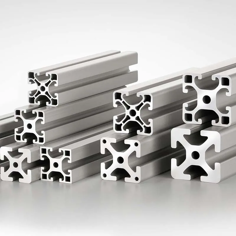 Aluminum Supplier Custom Aluminum Extrusion Black T Slot Aluminio Extruded 2080 Aluminum Profile