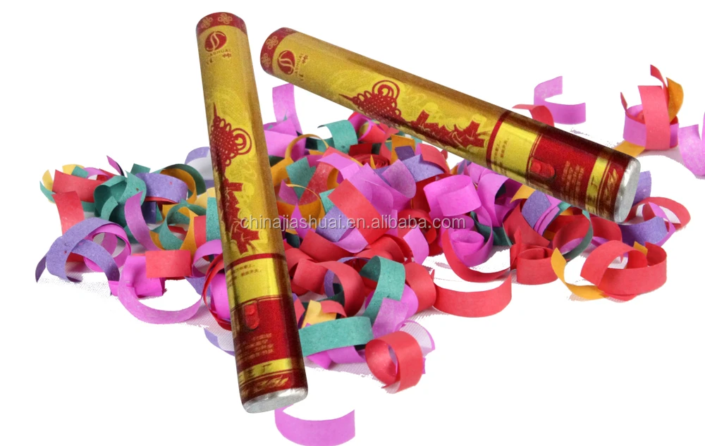 Popular Design Cannon Confetti Biodegradable Custom Party Popper Wholesale Spring Confetti Poppers