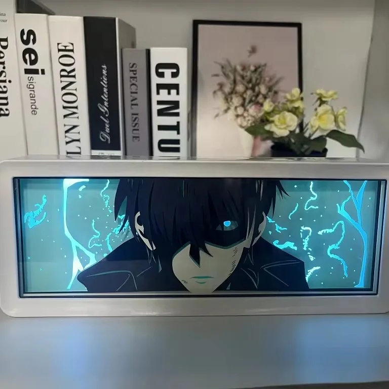 Newest Special Japanese Anime Light Box Paper Cut Shadow Box Manga Lightbox Kids Room Led Nightlight for Bedroom Decor Wholesale