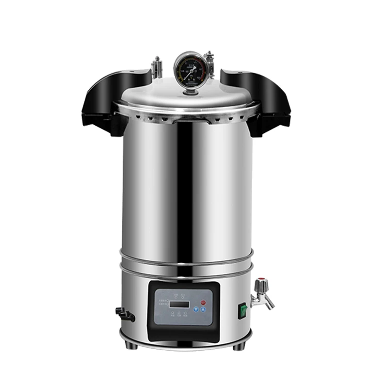 Digital portable steam Quick-open sterilizers strong autoclaves mushroom 24 liter