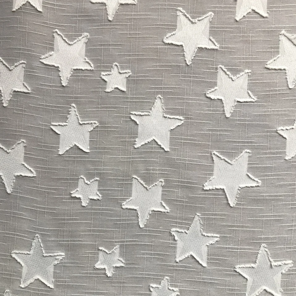 wholesale factory make chiffon with jacquard flower fabric for dresses, shirts