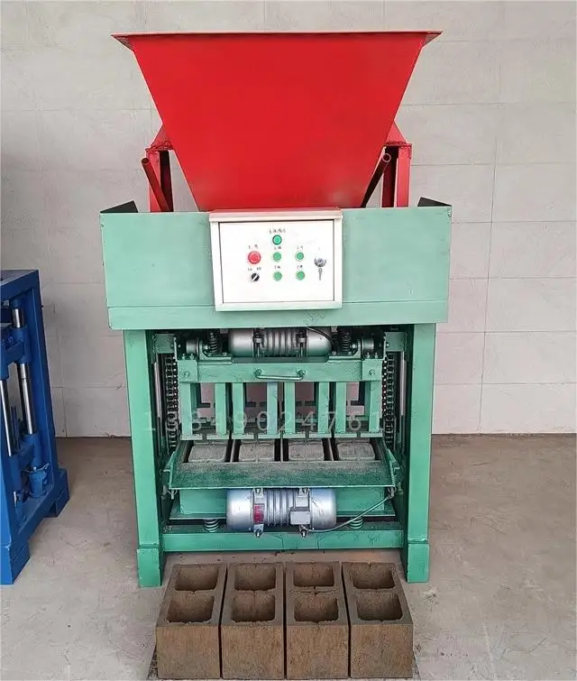 High Quality Semi-Automatic Concrete Wood Brick Making Machinery Construction Engineering Flyash Hollow Brick Block Machine