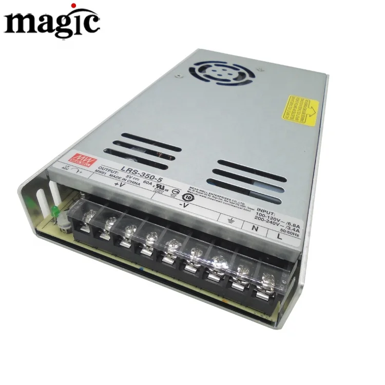 Источник питания Meanwell LRS 350 5 В 12 24 Вт