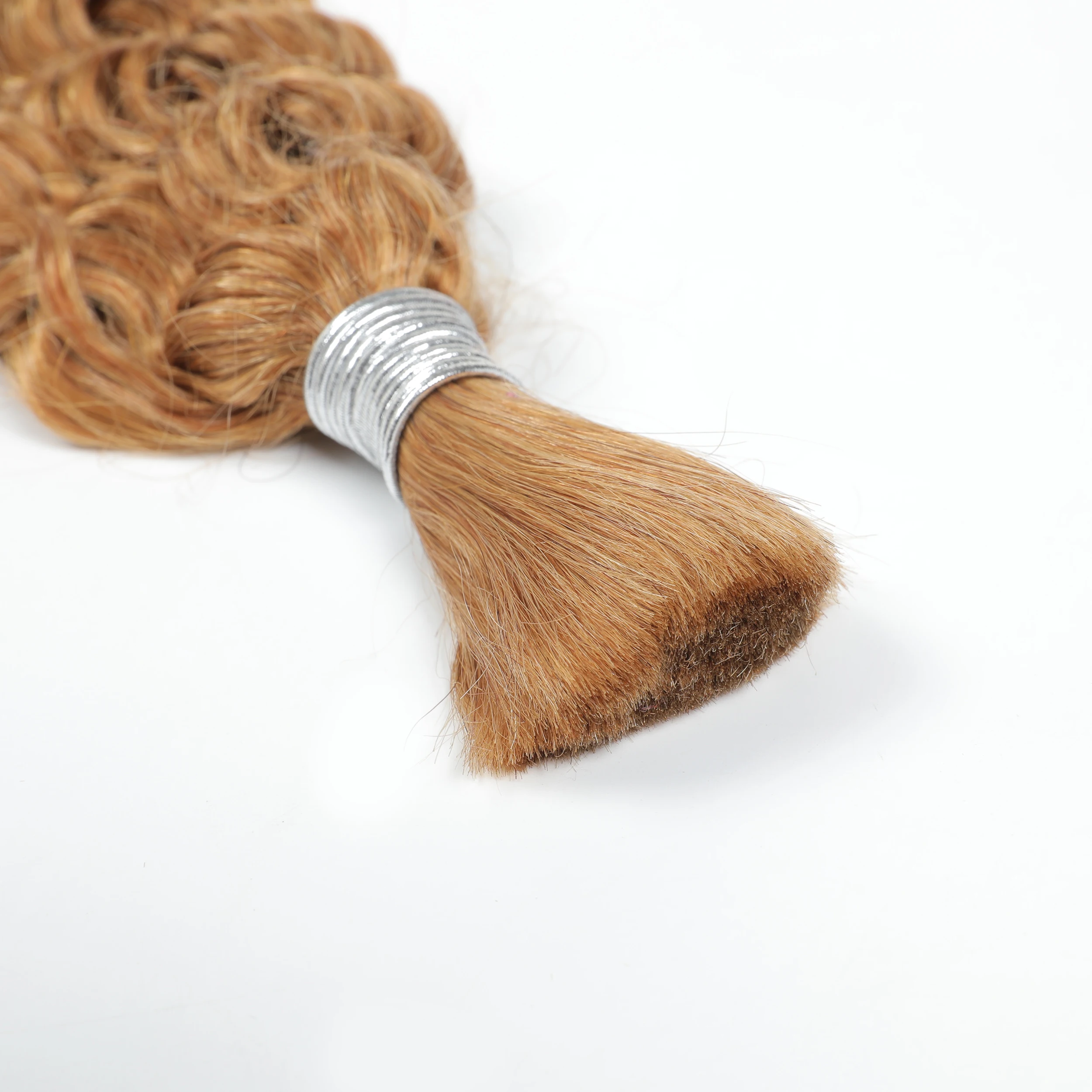 Factory Wholesale 100% Natural Color Hair Hot Selling Products 2024 Bulk Weave Water Wave 50g Human Branding Hair Extension