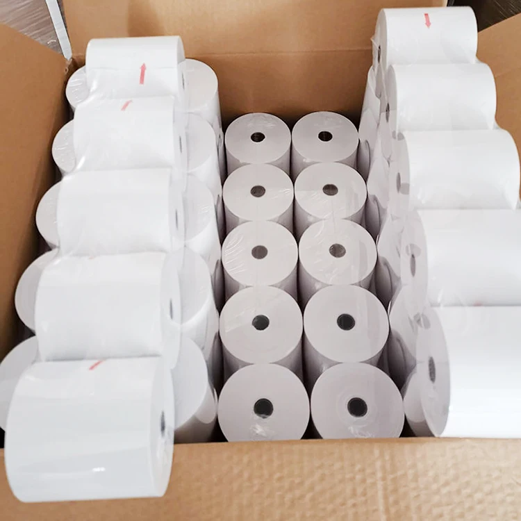 Wholesale 80x80 Cash Register Paper 80mm 57mm Thermal Till Bpa Free Paper Roll For Thermal Printer Pos Paper Roll