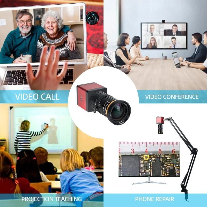 Varifocal len Camera Security CCTV Surveillance machine vision C mount Lens Portable Microscope Used In Home