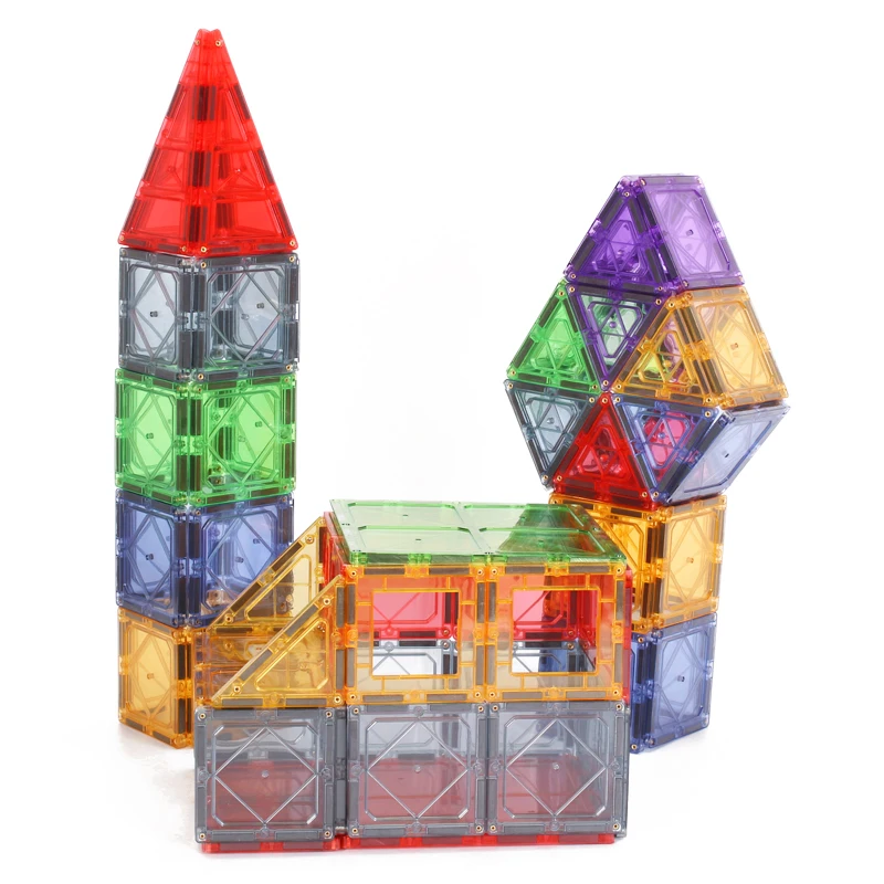 New Design Magnetic Plastic Building Blocks Tile Letters Building Toys for Children
