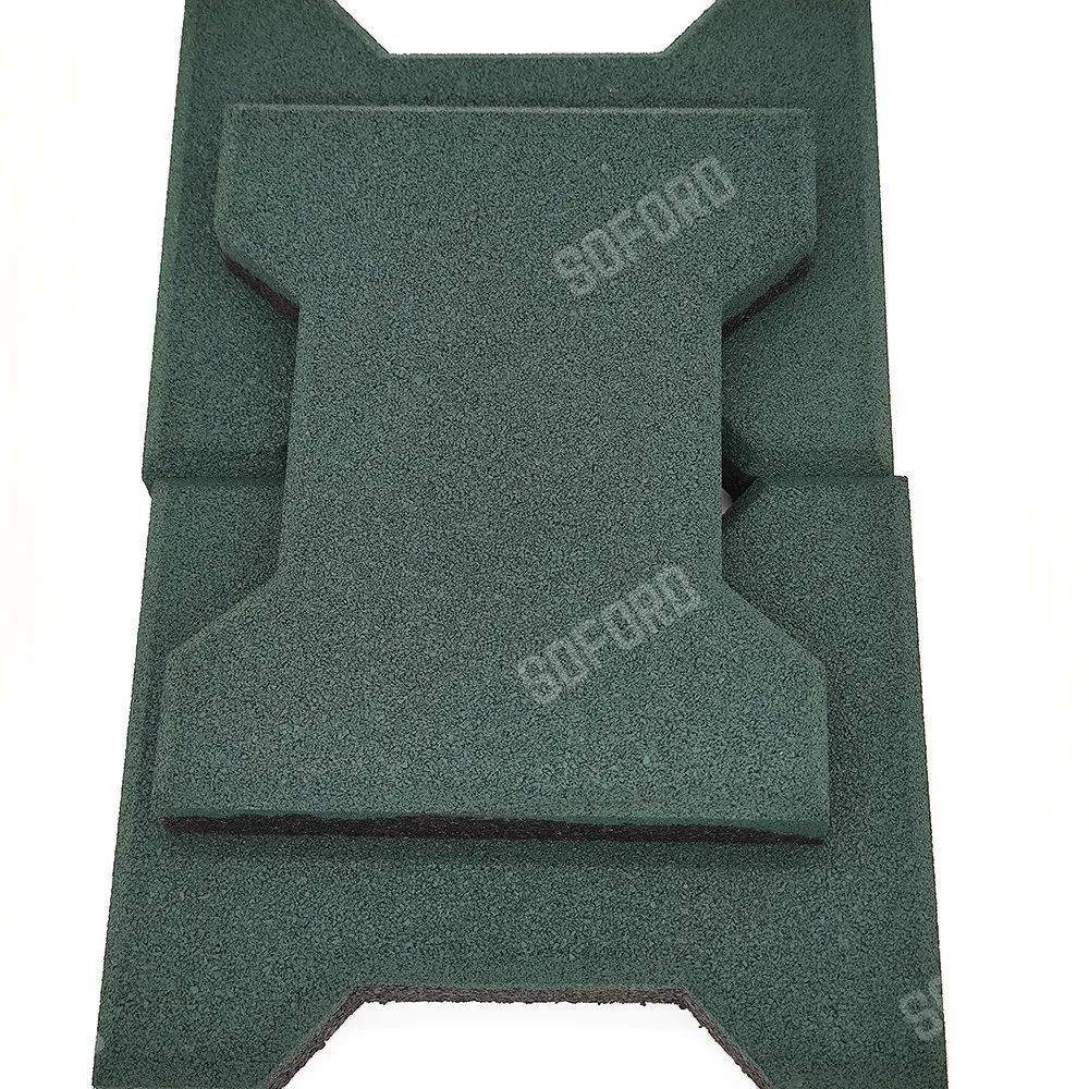
Outdoor recycle rubber tiles garden rubber mat for Walkway, Garden 