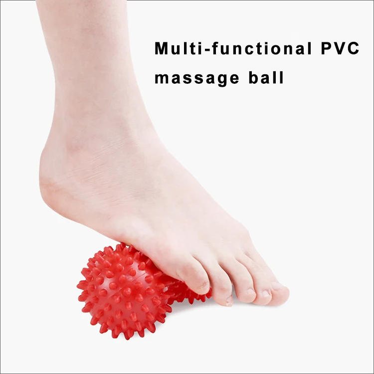 Peanut Shape Spiky Massage Ball PVC Therapy Stress Relief Massager Fitness Spiky Relieve Pain Tension Relax Ball