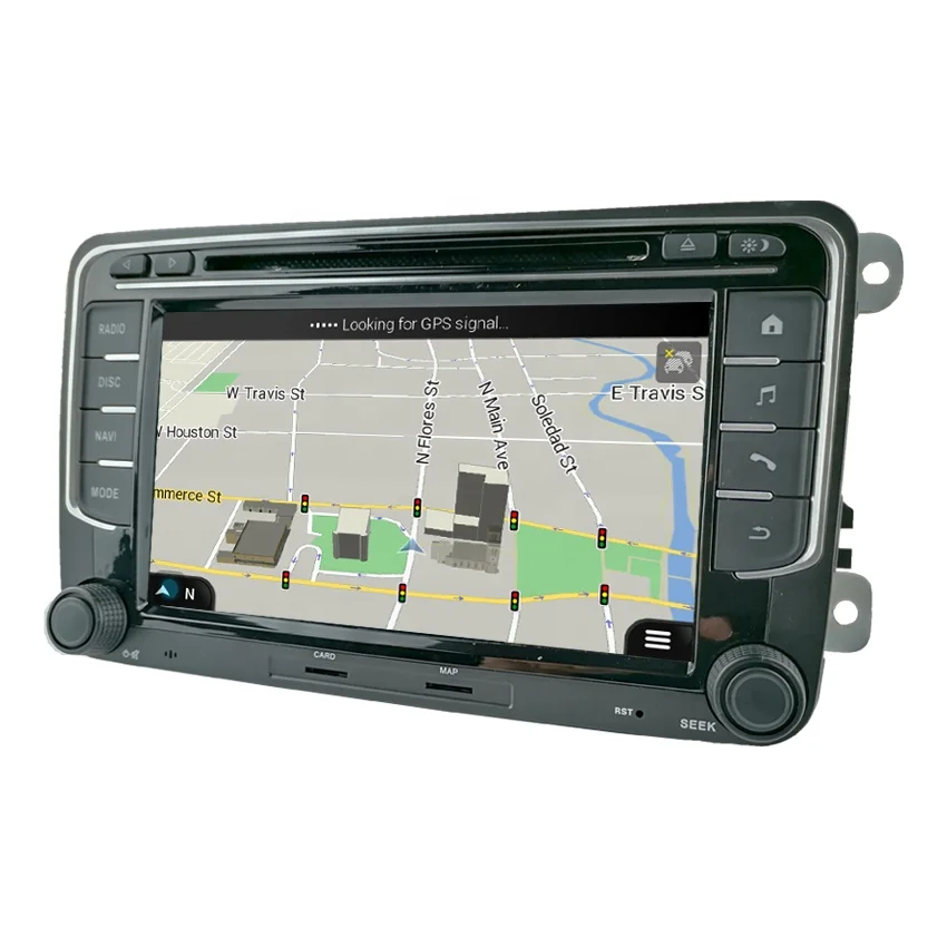 Новый дизайн двойной 2 Din 7 дюймов Android 10 автомобильный DVD-стерео плеер GPS-радио для VW Golf Jetta