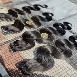 Оптовая продажа 100% необработанные волосы для наращивания 4x4 5x5 6x6 7x7 натуральные человеческие Remy пучки