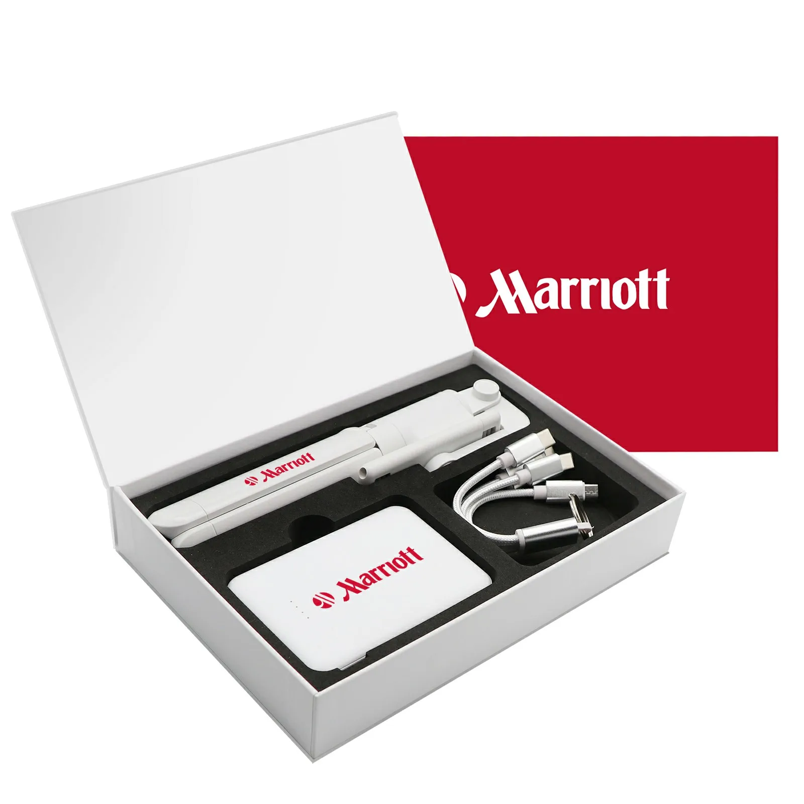 Best lowest cost luxury gift by tourism set power bank self sticker and hot 3 in 1 cable for travel gift / hotel / business