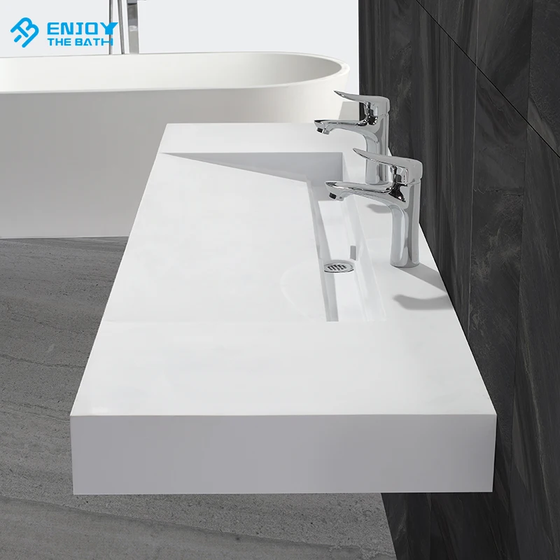 Nice Design Italian White Marble Square Sink/Basin Above Counter