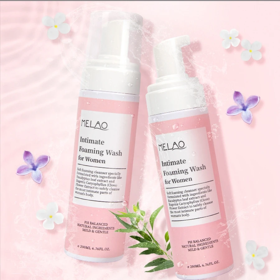 Women Care Private Label Organic 100% Natural Personal Care Feminine Hygiene PH Balance Vaginal Foam Intimate Wash