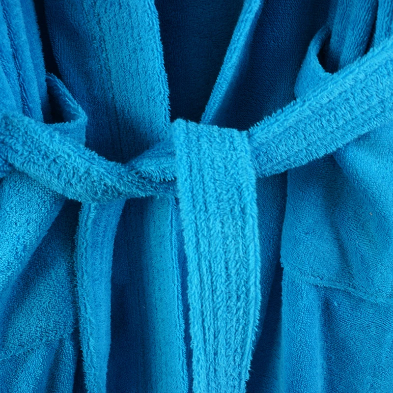 High quality hotel 100% cotton terry hooded men bathrobe customized super warm and soft bathrobe with logo