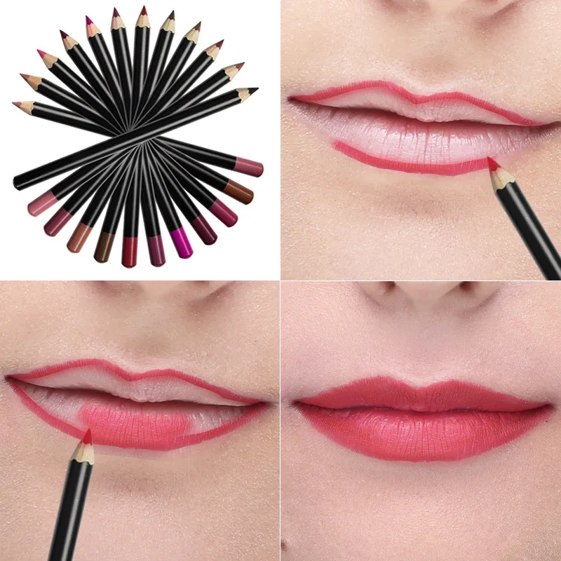 
Vegan Creamy Container Waterproof Brown Custom Logo Eyebrow Pencil Private Label Lip Liner 