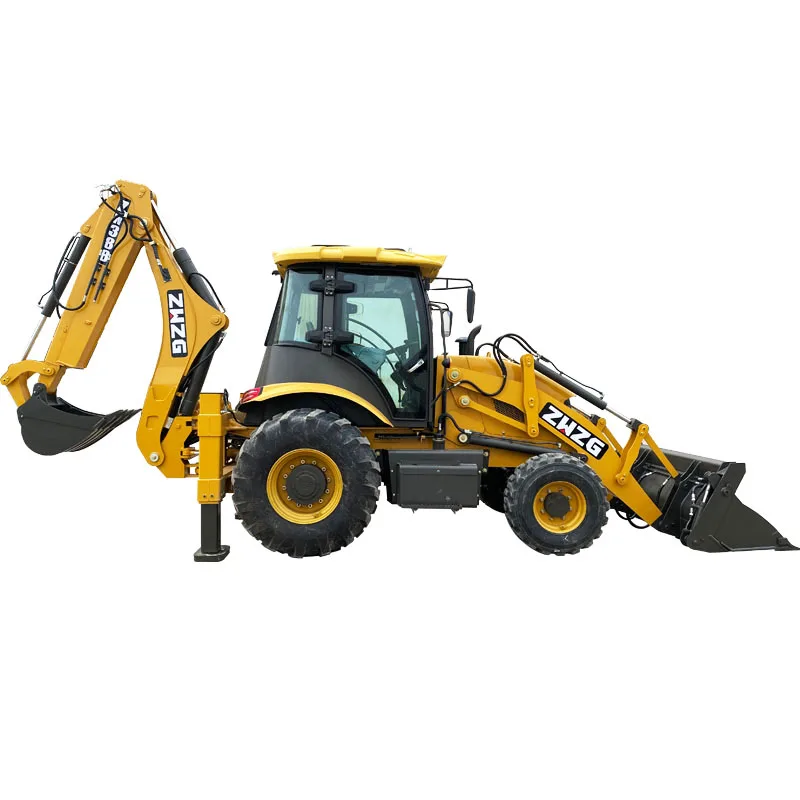 2021 ZWZG Brand New Loader Backhoe Load 2.5ton Bucket 0.3 Cbm Chinese Machinery Mini Backhoe Loader For Sale