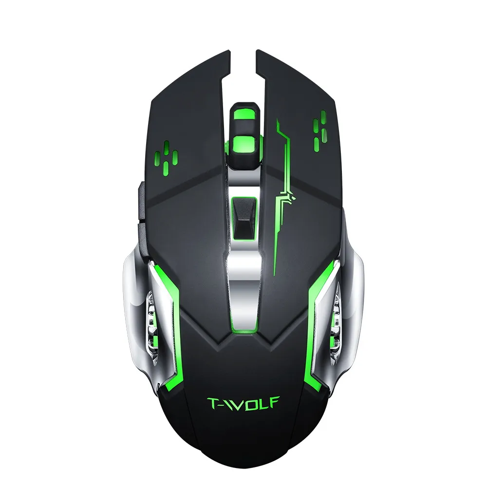 Популярная Настольная компьютерная мышь RGB Офисная светящаяся для ноутбука домашняя портативная беспроводная
