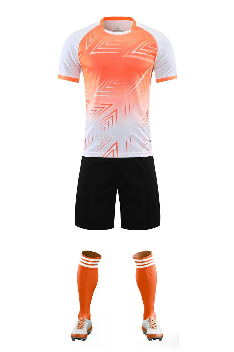 Wholesale Professional football Uniforms Custom Design Soccer Wear Kids Adult Football Shirt Uniforms Wear Soccer Jersey